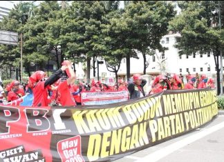 Hari ini Demo Buruh 1 Mei Digelar di Berbagai Penjuru Negeri
