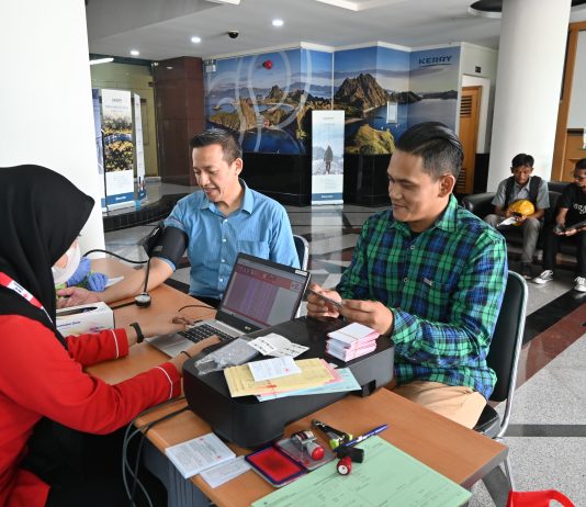 PT Kerry Ingredients Indonesia Gelar Kegiatan Donor Darah Untuk Karyawan dan Masyarakat Umum