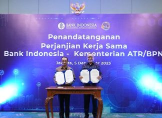 Guna Kemanfaatan UMKM, BI dan Kementerian ATR/BPN Jalin Kerja Sama