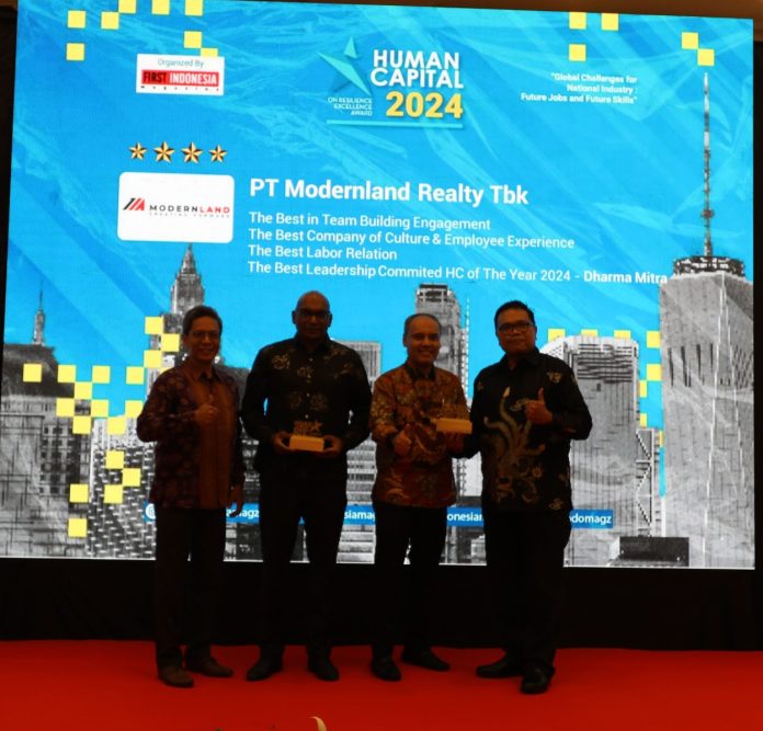 Modernland Bawa Pulang 4 Penghargaan dalam Ajang HCREA 2024