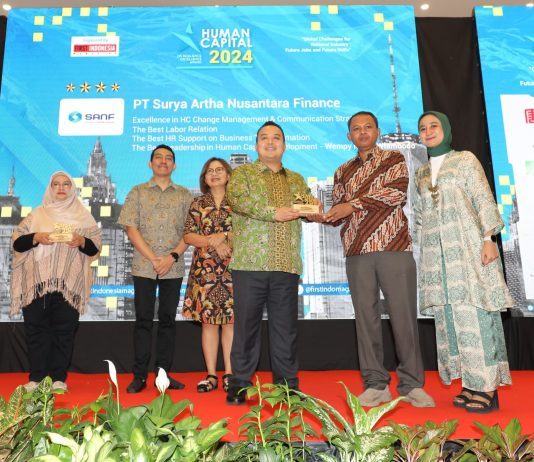 Surya Artha Nusantara Finance Bawa Pulang 4 Penghargaan dalam Ajang HCREA 2024