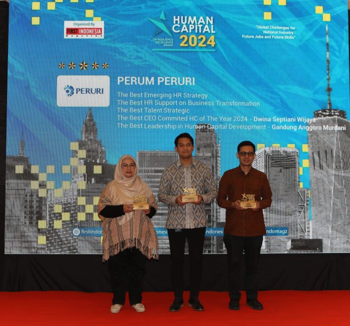 Komitmen Tinggi, Perum Peruri Bawa Pulang 5 Penghargaan Sekaligus dalam Ajang HCREA 2024