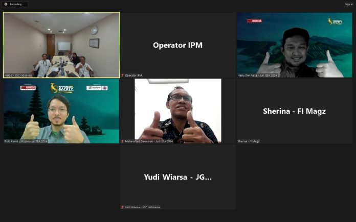 Tangkapan layar wawancara penjurian ISEA 2024