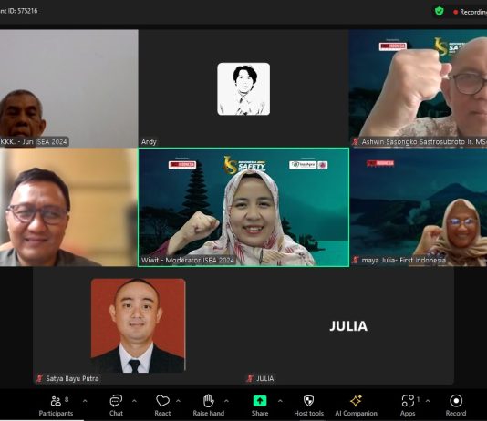 PT Kebon Agung Telah Mengikuti Kegiatan Wawancara Penjurian ISEA 2024 Tangkapan layar wawancara penjurian ISEA 2024