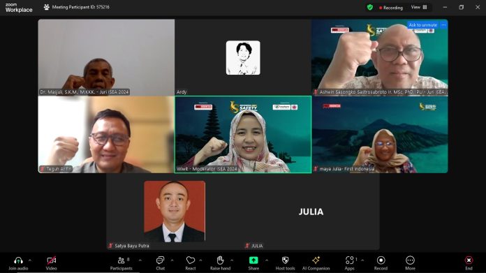 Tangkapan layar wawancara penjurian ISEA 2024