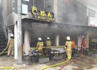Gerai Ayam Bakar Dekat Kampus UIN Ciputat Kebakaran Akibat Kebocoran Gas