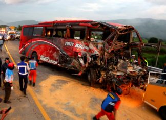 Kronologi Kecelakaan Bus di Tol Pandaan-Malang, Terjadi di Jalur Menanjak
