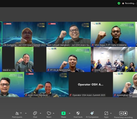Transformasi Budaya Keselamatan, PT Cipta Kridatama Ikuti Wawancara Penjurian OSH Asia’s Summit 2025 Dokumentasi wawancara penjurian OSH Asia's Summit 2025