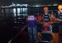 pencarian penumpang KMPTunu Pratama Jaya tenggelam di Selat Bali