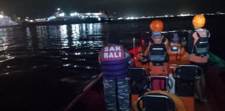 pencarian penumpang KMPTunu Pratama Jaya tenggelam di Selat Bali