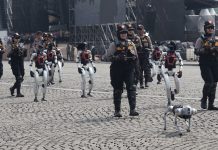 Robot Anjing Pelacak Canggih Dipamerkan Polri di Hadapan Presiden Prabowo
