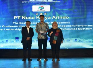 PT Nusa Karya Arindo Raih 3 Penghargaan di OSH Asia’s Summit 2025