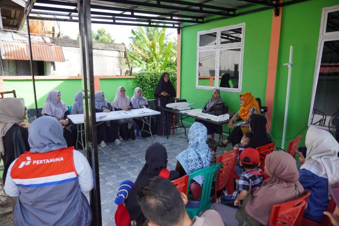 Optimalkan Pengentasan Stunting, Kilang Pertamina Dumai Terus Lakukan Monitoring Program