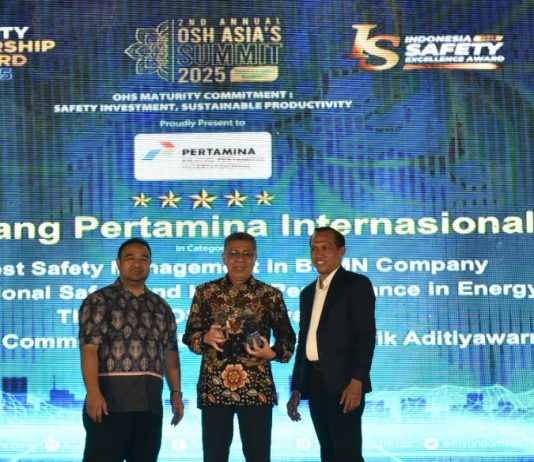 PT Kilang Pertamina Internasional dan Lima Refinery Unit Raih Penghargaan dalam Ajang OSH Asia’s Summit 2025