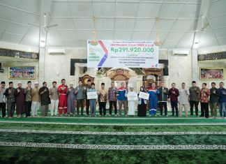 Bazma Kilang Pertamina Plaju Wujudkan Kepedulian Sosial, Salurkan Rp291 Juta Zakat Pekerja untuk Beasiswa 369 Pelajar