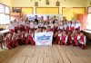 100 Pasang Sepatu Untuk Siswa SD di Banyuasin, Bazma Kilang Pertamina Plaju Tebar Jejak Energi Kebaikan