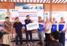 Komitmen Dukung UMKM Banyumas & Cilacap, Pertamina Salurkan 100 Unit Gerobak Usaha