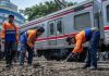 Gangguan KRL Rangkasbitung, Rel Patah di Jalur Pondok Ranji–Sudimara, Perjalanan Tersendat