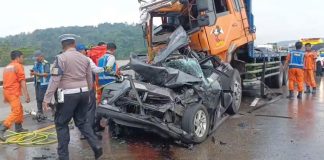 Tabrakan Beruntun di Tol Purbaleunyi, 9 Kendaraan Terlibat dan 1 Orang Tewas
