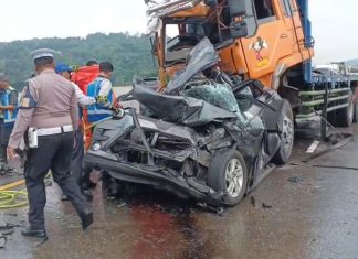 Tabrakan Beruntun di Tol Purbaleunyi, 9 Kendaraan Terlibat dan 1 Orang Tewas